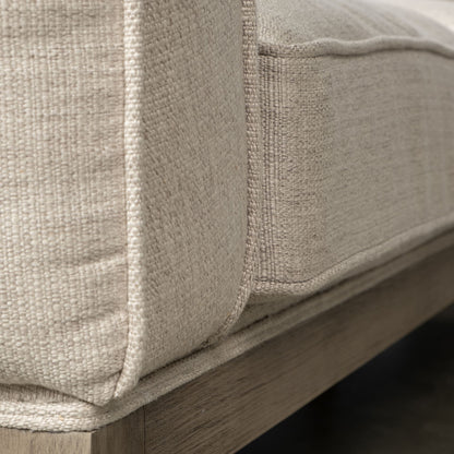Denali III Beige Upholstered Wooden Frame Sectional