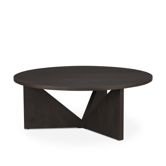 Tarro Brown Wood w/ Triangle Legs Coffee Table
