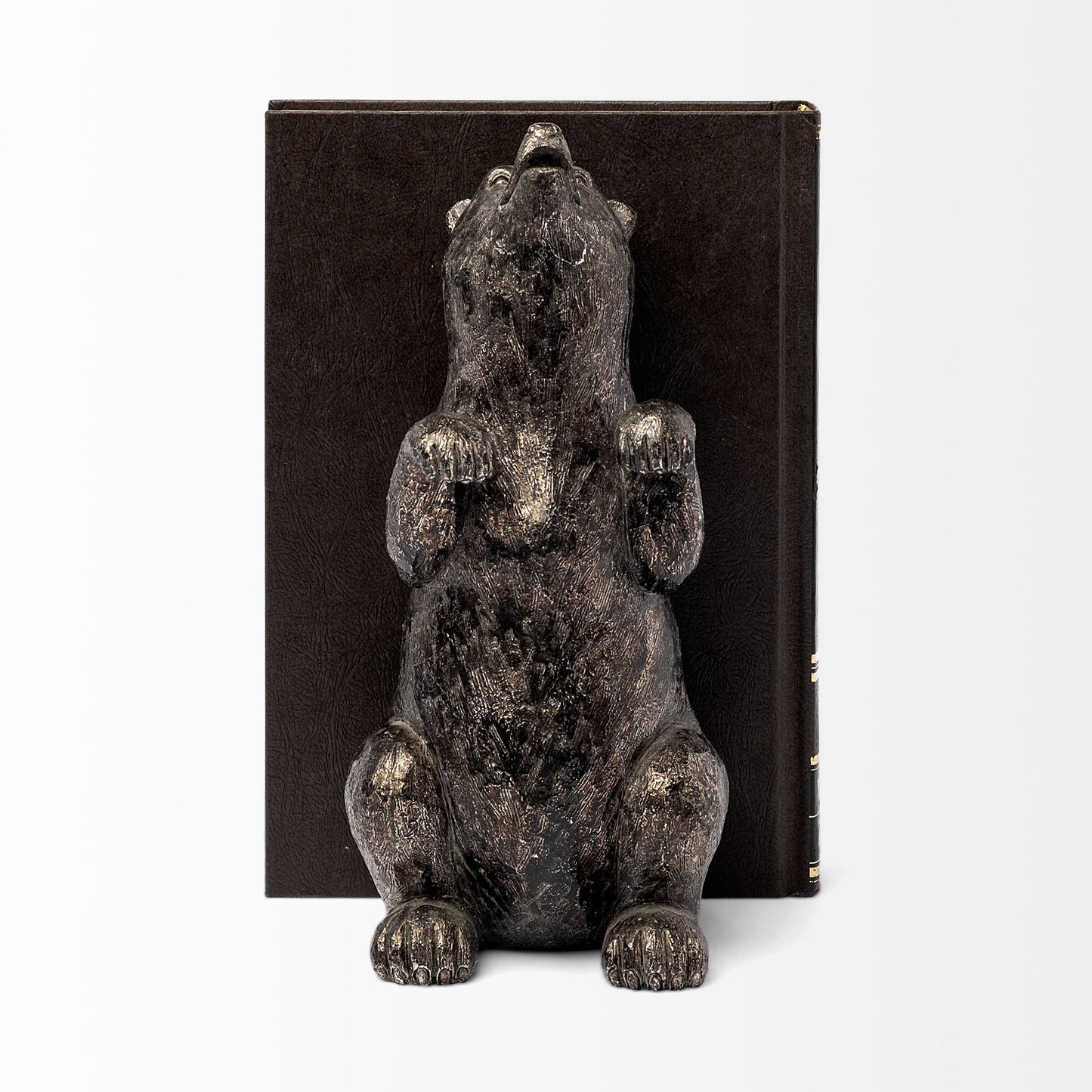 Sleuth (Set of 2) 9L x 8W Grizzly Bear Bookends