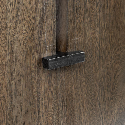 Ledger II 70L x 17W x 30H Live-Edge Wooden Brown Console Table