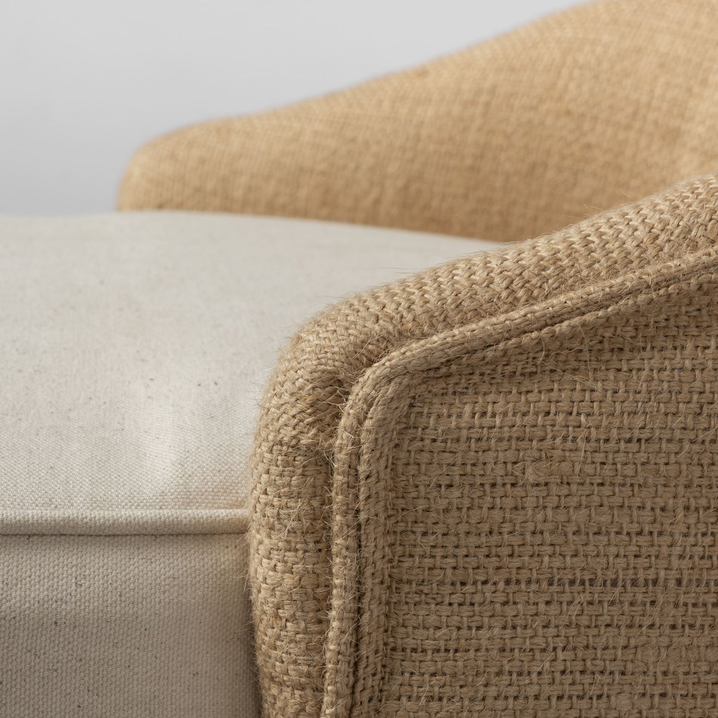 Monmouth 24.25" Seat Height Cream/Beige Fabric Seat Brown Wood Frame Counter Stool