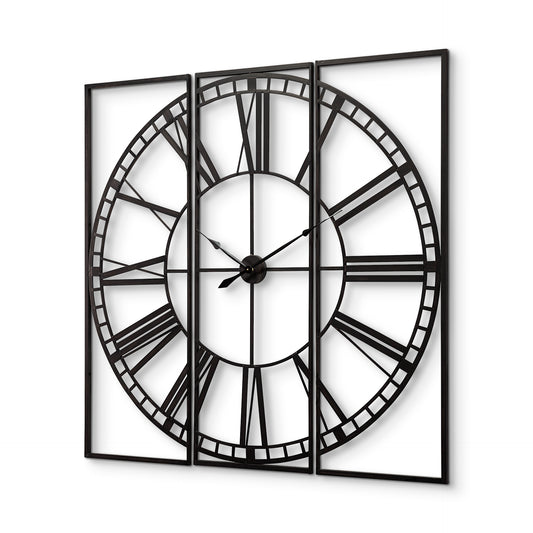 Norwood 60" Square Oversized+ Industrial Wall Clock