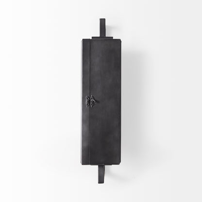 Hagar Rectangular Large Industrial Wall Clock