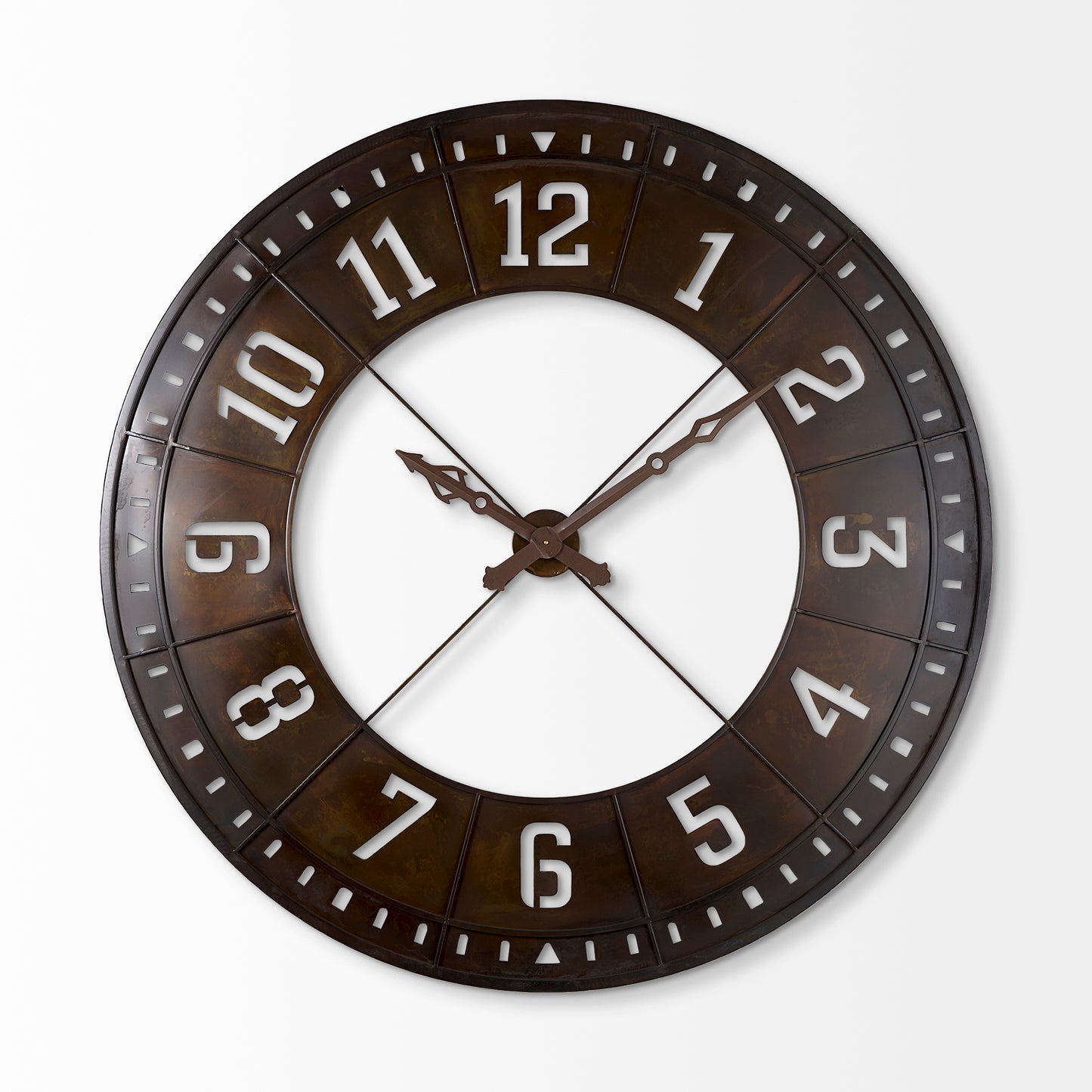 Newcastle 56.5" Giant Oversize Industrial Wall Clock
