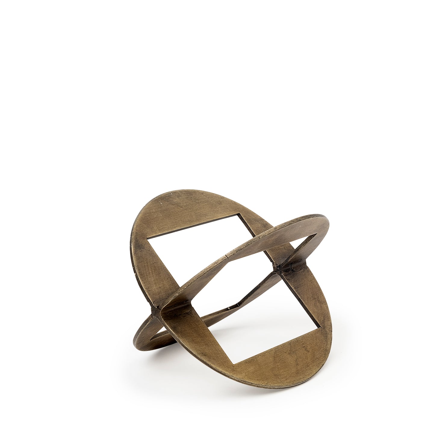 Cusco I (Small) 5L x 5W Gold Geometric Decorative Object