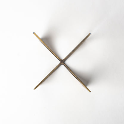 Lima I (Small) 6L x 6W Gold Geometric Decorative Object