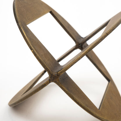 Cusco I (Small) 5L x 5W Gold Geometric Decorative Object