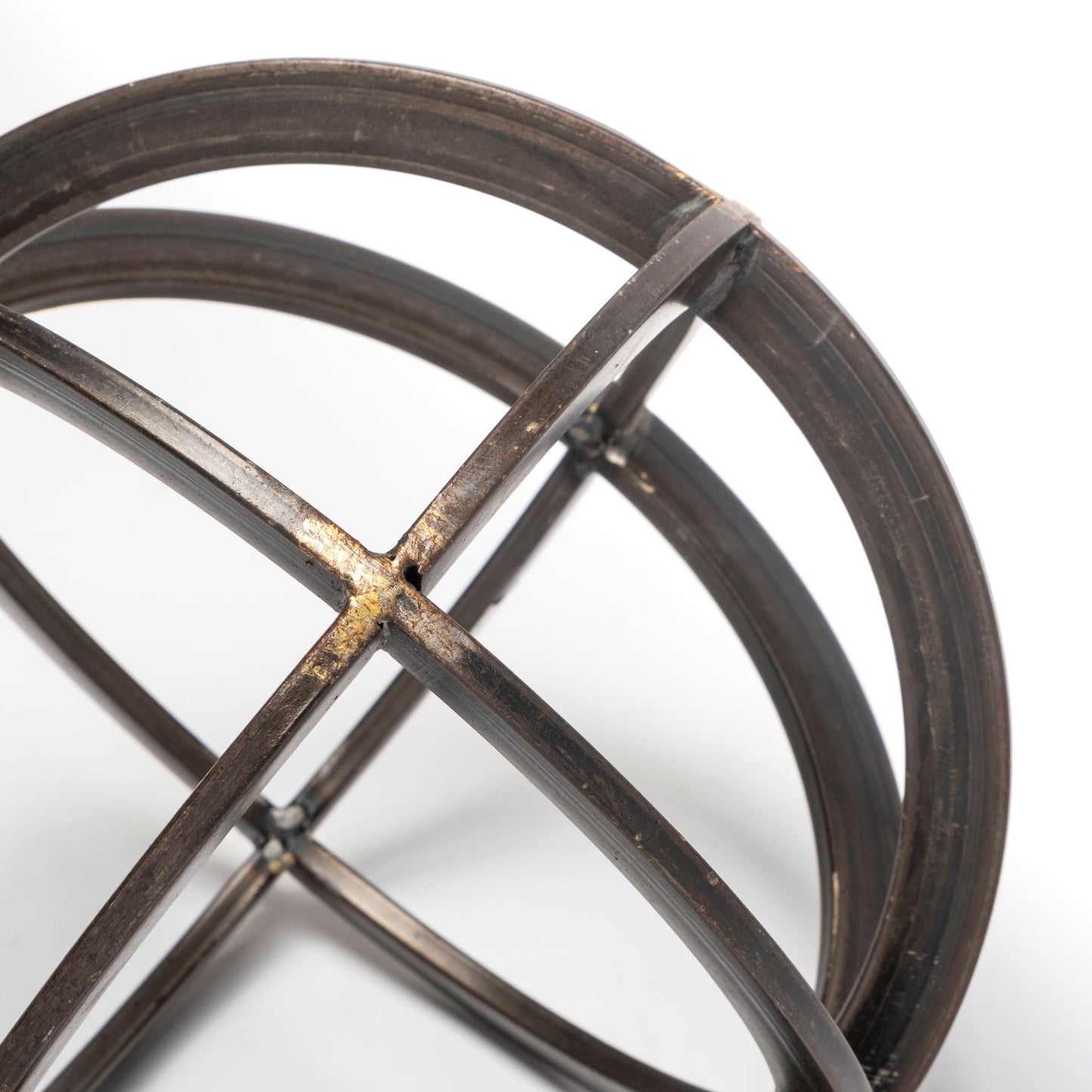 Galenna I (Small) 8L x 8W Black Metal Circular Decorative Orb