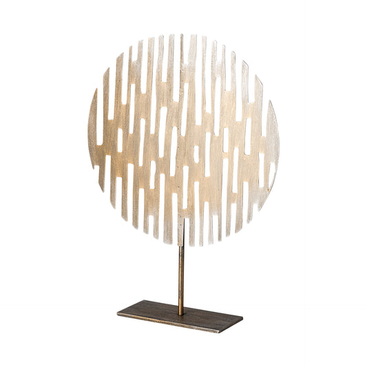 Ezra (Large) 13L x 3W Gold Metal Circular Decorative Object