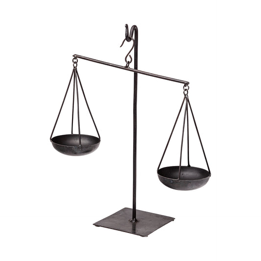 Ellis 10L x 4W Black Metal Vintage Inspired Weighing Scale