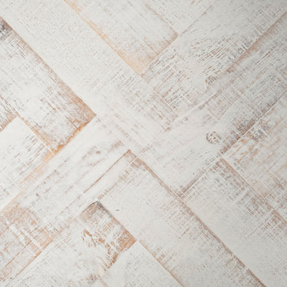 Alfred 35L x 16W Natural Wooden Herringbone Rectangular Tray