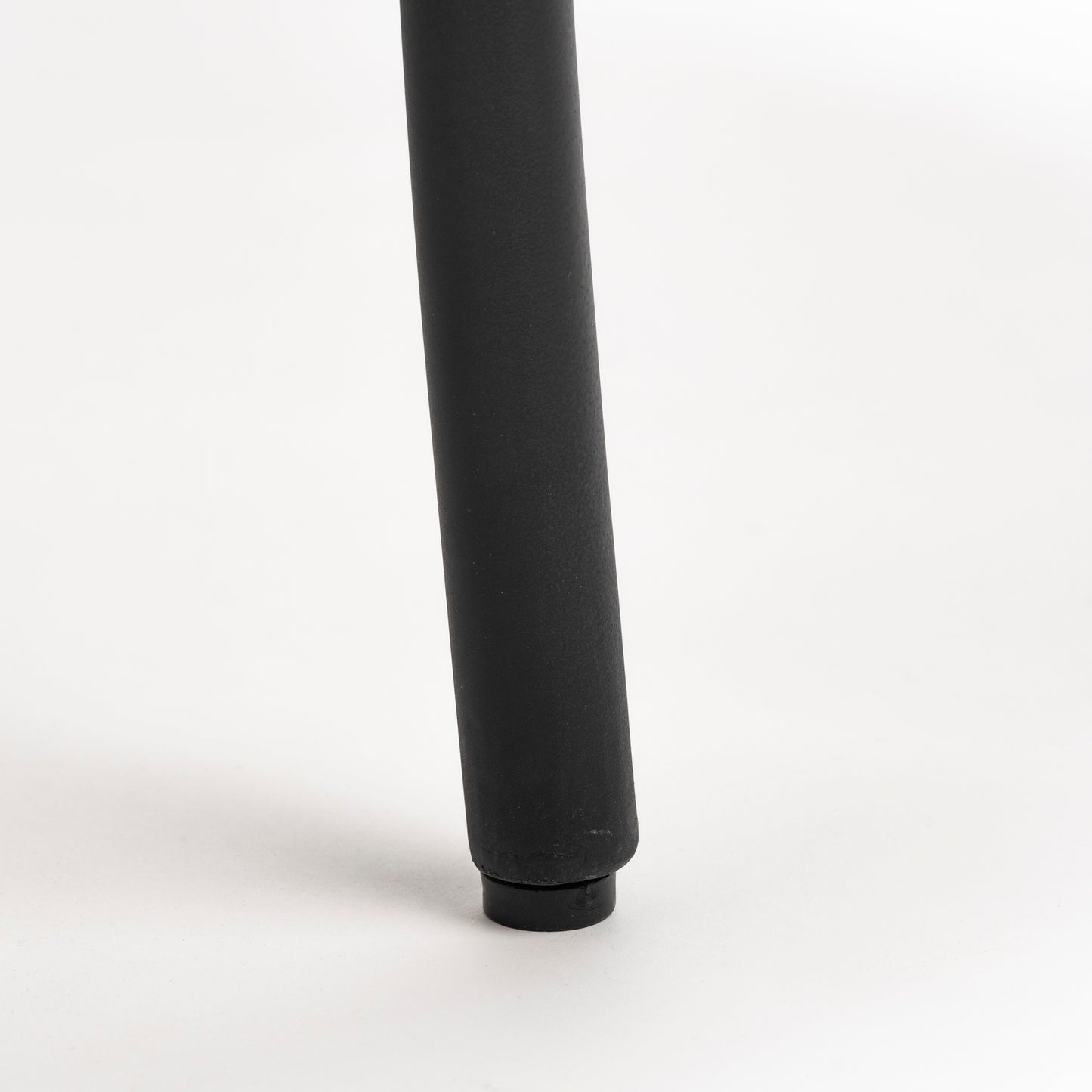 Etienne 36" Round White Marble Top Black Metal Base Coffee Table