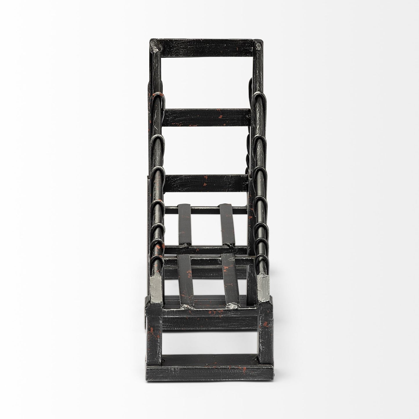 Suspension Set of 2 19L x 4W Brown Wrought Iron Suspension Bridge Bookends