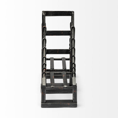 Suspension Set of 2 19L x 4W Brown Wrought Iron Suspension Bridge Bookends