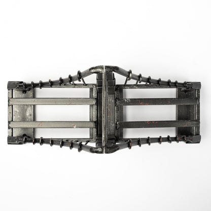 Suspension Set of 2 19L x 4W Brown Wrought Iron Suspension Bridge Bookends