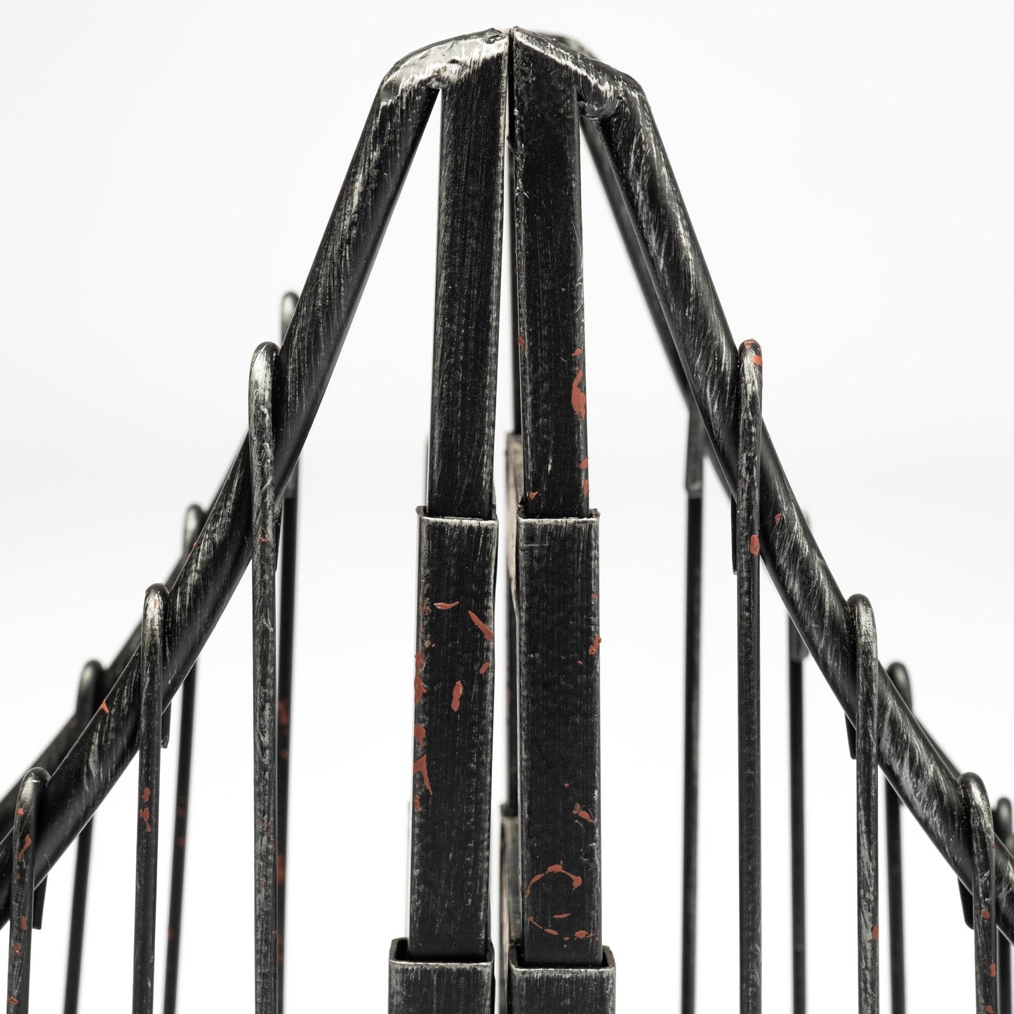 Suspension Set of 2 19L x 4W Brown Wrought Iron Suspension Bridge Bookends