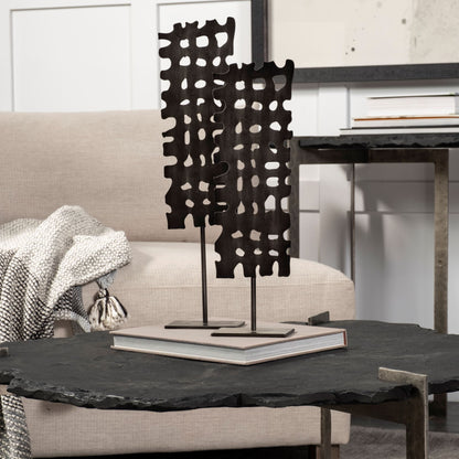 Shaw II (Large) 5L x 3W Gray Rectangular Decorative Object