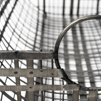 Kenneth (Set of 2) 24L x 12W Gray Metal Baskets