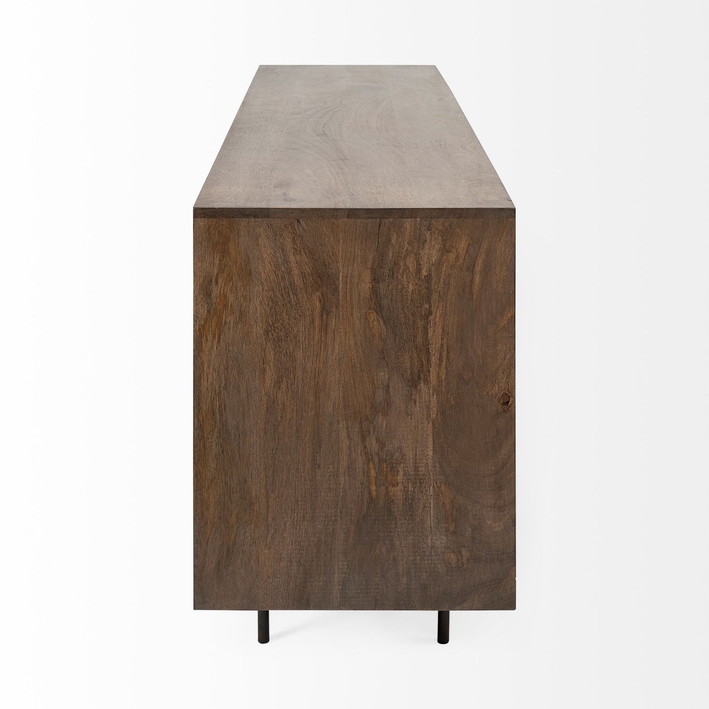 Grace 70Wx18.5Lx31.25H Two-Tone Brown Solid Wood 6 Drawer Sideboard