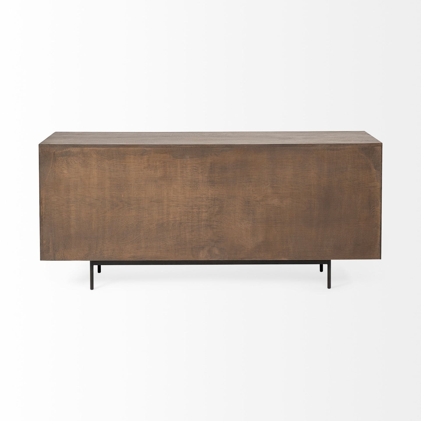 Grace 70Wx18.5Lx31.25H Two-Tone Brown Solid Wood 6 Drawer Sideboard