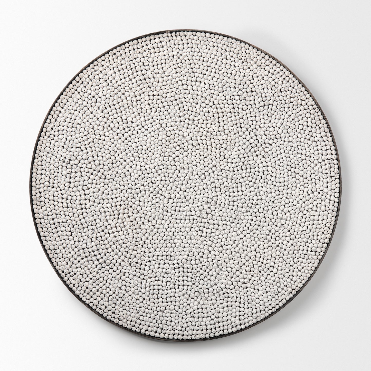 Varoona Decorative Wall Object featuring Rudraksha Stones