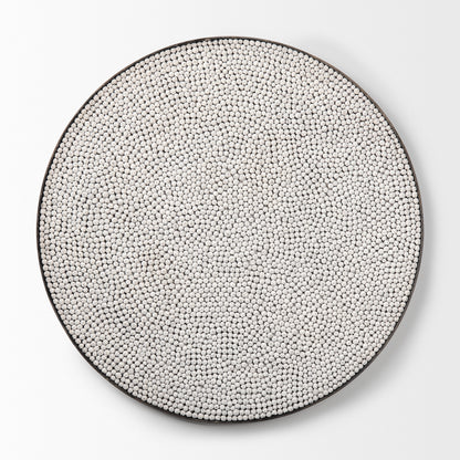 Varoona Decorative Wall Object featuring Rudraksha Stones