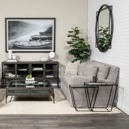 Larsen 13L x 13W White Ceramic Large Decorative Bowl