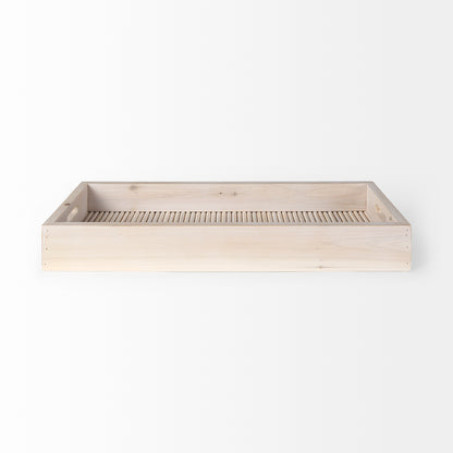 Horatio 28L x 12W Natural Wood Rectangular Serving Tray