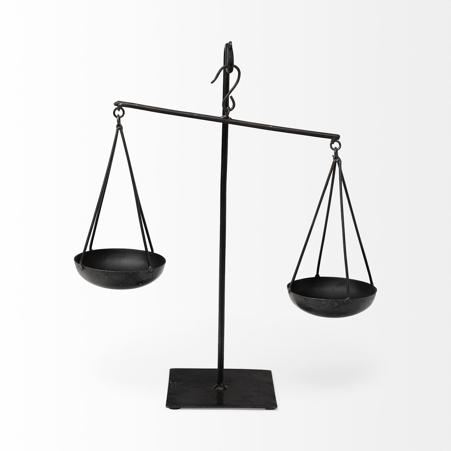 Ellis 10L x 4W Black Metal Vintage Inspired Weighing Scale