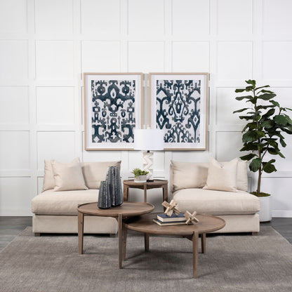 Bashir I Small Dark Navy Gloss Ceramic Vase