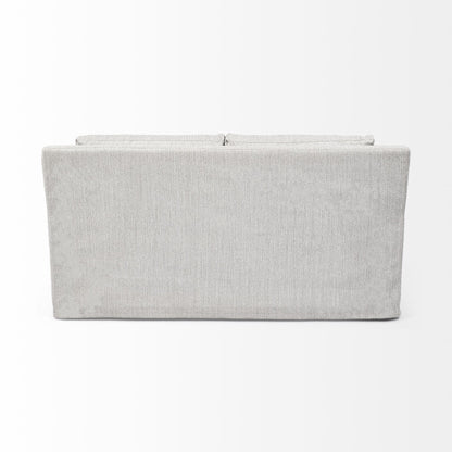 Denly I 69 X 38.25 X 34.5 Frost Gray Slipcover Two Seater Sofa