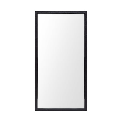 Bristol Black 20x40 Faux Wood Frame Bathroom Vanity Mirror