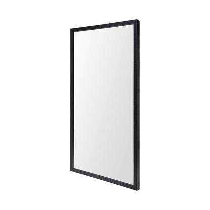 Bristol Black 20x40 Faux Wood Frame Bathroom Vanity Mirror