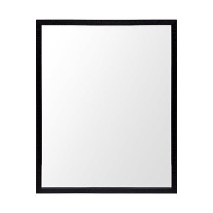Bristol Black 24x30 Faux Wood Frame Bathroom Vanity Mirror