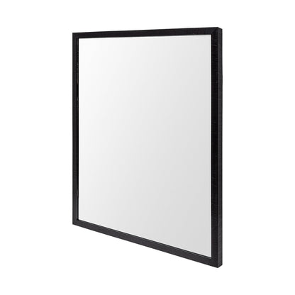 Bristol Black 24x30 Faux Wood Frame Bathroom Vanity Mirror