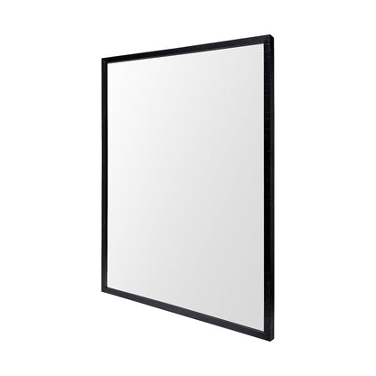 Bristol Black 30x40 Faux Wood Frame Bathroom Vanity Mirror