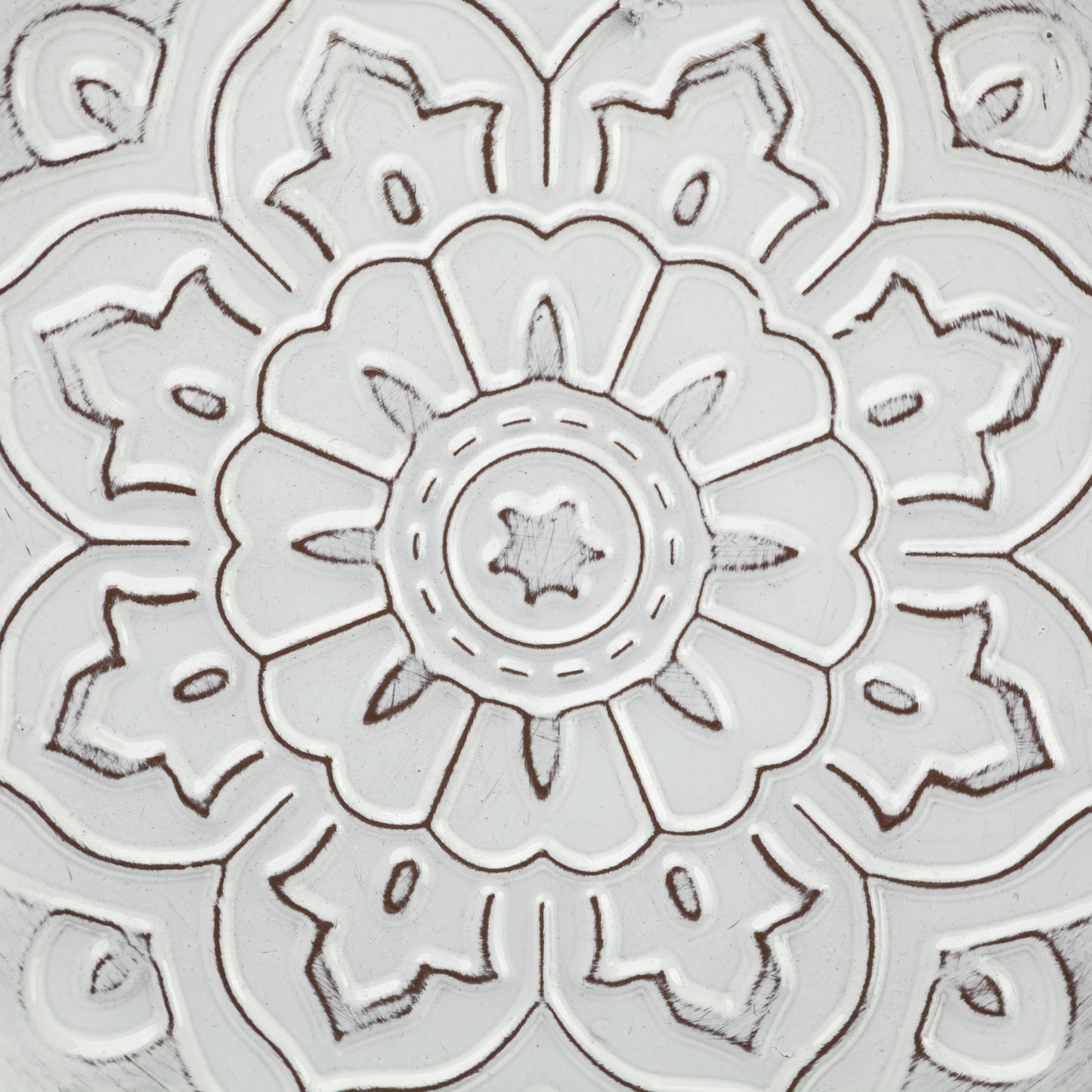 Miranda Set of 2 Stamped Metal Lotus Flower Wall Decor