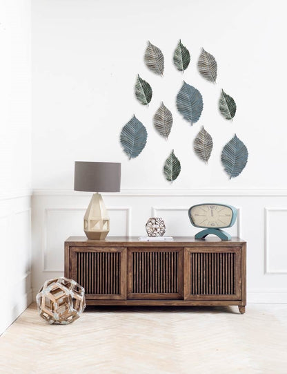 Brattea 12H Small Metal Leaf Wall Art