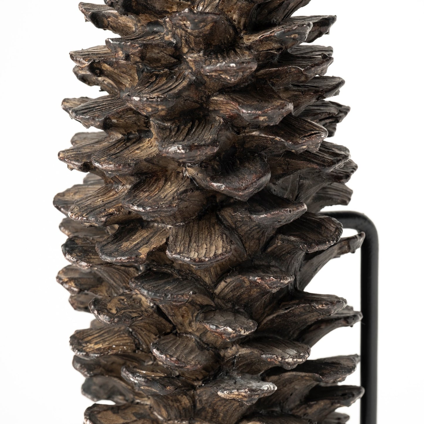 Pinterra (Small) 4L x 4W Brown Resin Pinecone Replica