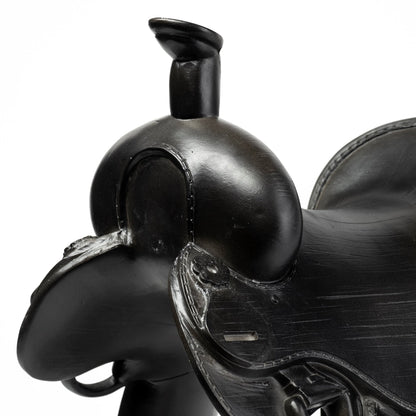 Colt I 9L x 8W Black Equestrian-Inspired Western Horse Saddle