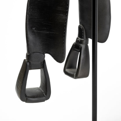 Colt I 9L x 8W Black Equestrian-Inspired Western Horse Saddle