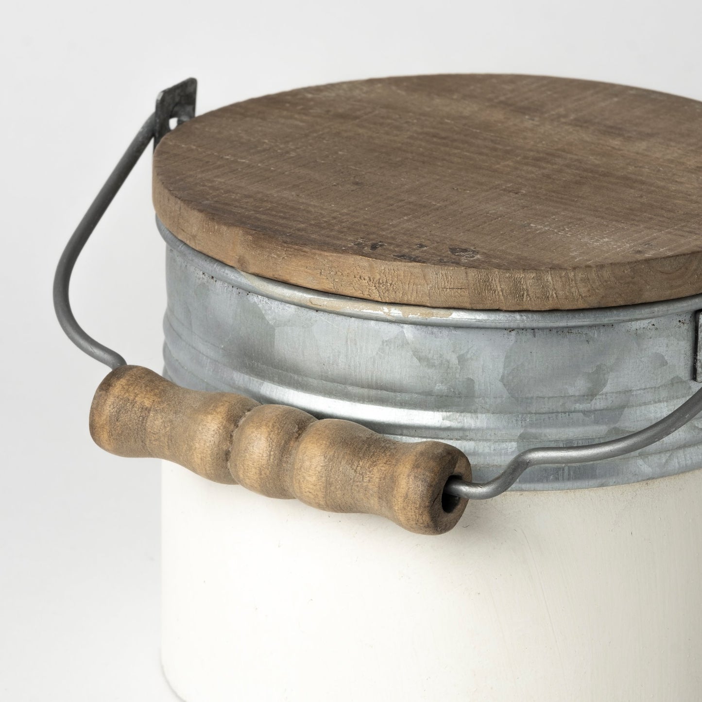 Alani (Set of 3) White Metal Storage Boxes