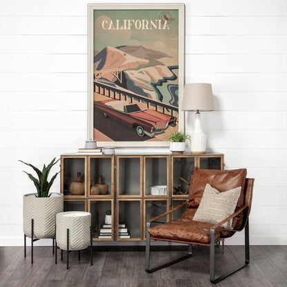 Hornet I 27.0L x 35.0W x 36.0H Brown Leather Unibody Seat w/ Black Metal Frame Accent Chair