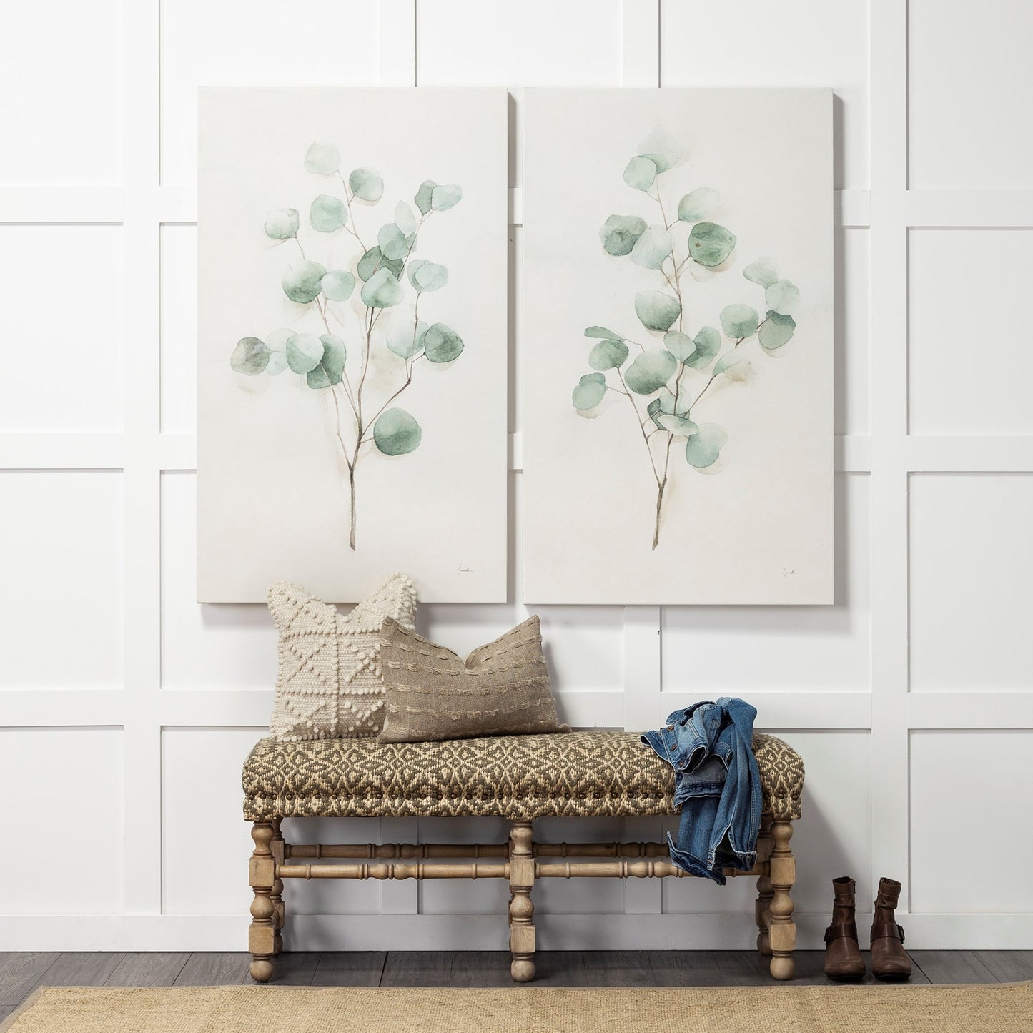 Leroy 18 x 18 Cream Raised Pattern Detail Decorative Pillow Cover