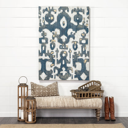 Louis Set of 2 Natural Wood Slated Nesting Trays