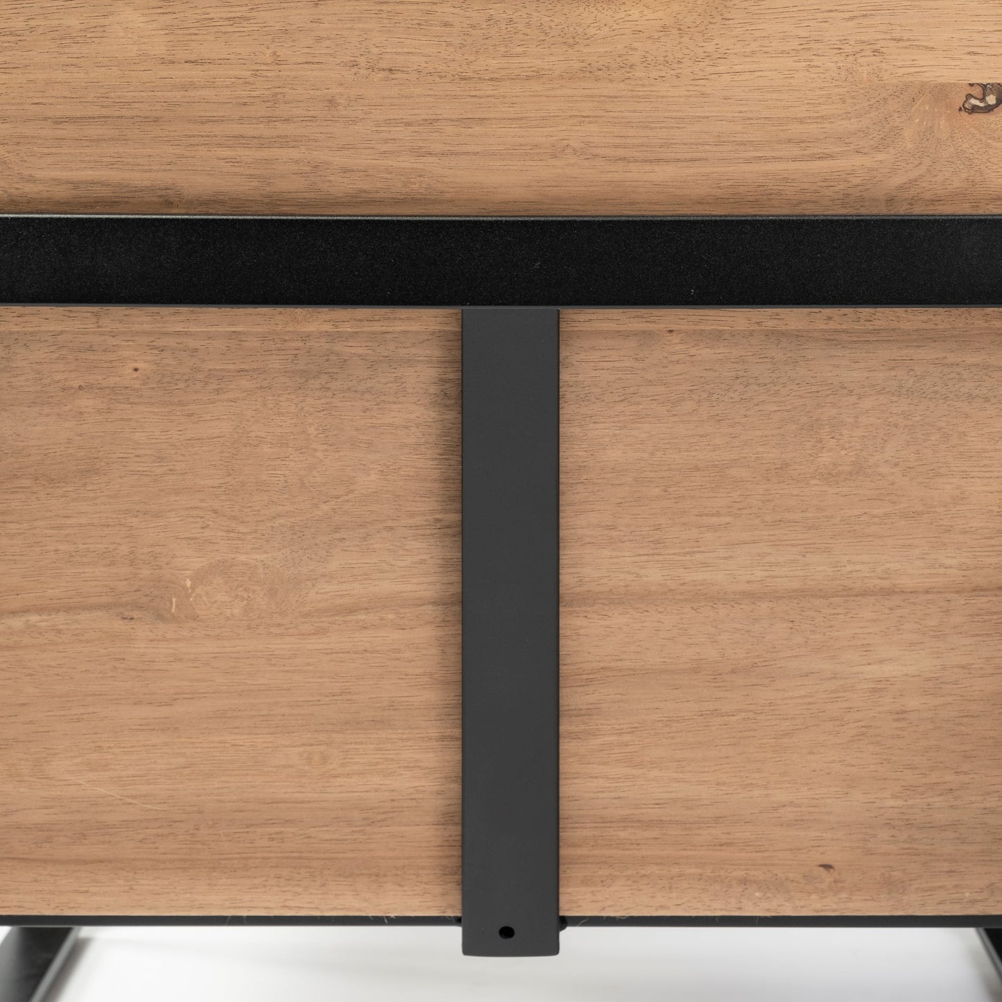 Stamford Light Beige Upholstered Seat w/ Wood Back, Metal Frame Accent Chair