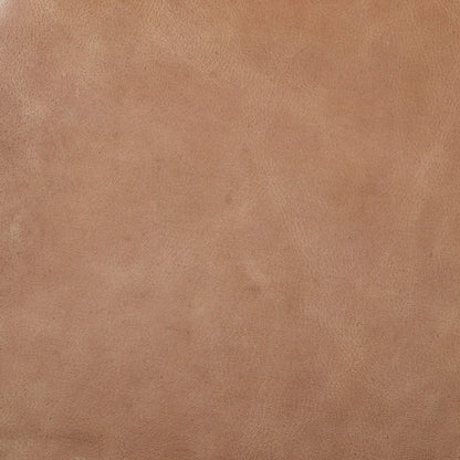 Tyson 31" Seat Height Brown Leather Seat Black Metal Frame Stool