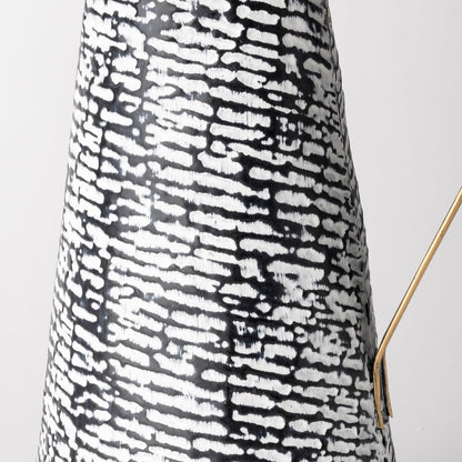 Colette Small Black/White Patterned Vase