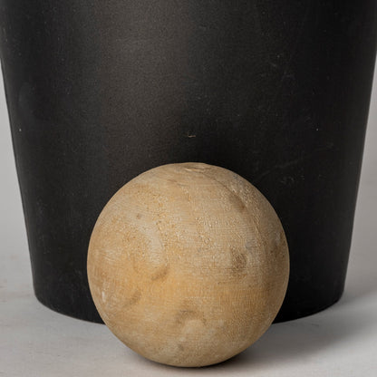 Asher Set of Two Black Metal Urns