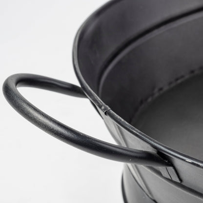 Reno 20L x 14W Black Metal Vintage Inspired Basket